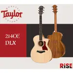 【又昇樂器】預購 美國 TAYLOR 214CE DLX 民謠吉他 電木吉他 雲杉木面單 EQ