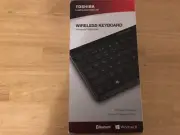 Toshiba wireless keyboard, bluetooth, windows 8 with hot keys slim and portable