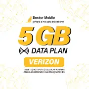5GB 5G Data Plan on Verizon with SIM / eSIM | Tablet | Hotspot | Router & More