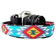 Southwest Camera Strap -Turquoise Tribal Camera Strap -Double Padded Comfortable