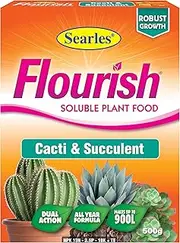 Searles Flourish Cacti and Succulent Soluble Plant Food Fertiliser, 500 g, Multicolor (13800534)