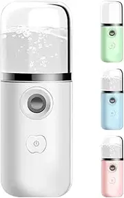 1/4Pcs Nano Facial Mister, Handy Nano Mist Sprayer, Nano Spray, USB Rechargeable Face Steamer, Portable Mist Sprayer, Handy Skin Care Machine Gifts for Valentine's Day Birthdays Mother's Day