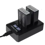 2XLP-E17 Battery& USB Charger For Canon EOS Rebel T6i T6s T7i 750D 77D 800D M5