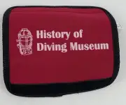 History of Diving Museum Florida Keys Red Grip-It Luggage Identifier NEW!