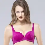 SWEAR 思薇爾 花季香緹 系列 B-F 罩 蕾絲 包覆 內衣 (魅惑紫)