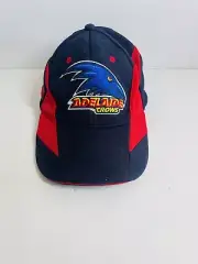 AFL Adelaide Crows Official Football Hat Cap Blue Red Yellow Adjustable 58cm