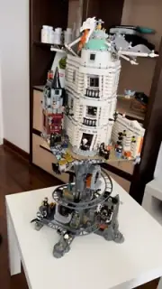 Modular Wizarding Fantasy Magic Bank Scene Building Set – 4803 Pcs Brick Toy Kit