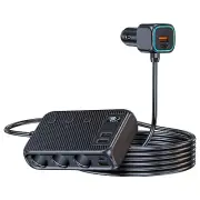 Car 12V Cigarette Lighter Socket Splitter USB-C Charger Power Adapter Outlet