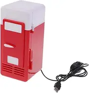 Portable Mini Fridge, Compact Car Refrigerator Travel Fridge USB Refrigerator 5V Dual Use Car Freezer Car USB Fridge Portable Car Home Fridge Icebox Cooler Warmer Box Portable Car Fridge for Travel an