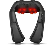 Neck Massager with Heat, Shiatsu Massager for Neck, Back, Shoulder, Foot and Leg