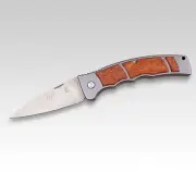 EICKHORN GERMAN EAGLE LOCK BACK FOLDING KNIFE / WOOD INSERT ** NEW **
