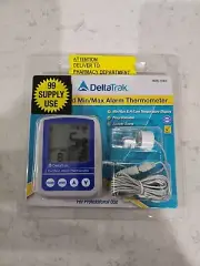 DeltaTrak 12238 Certified Min-Max Alarm Thermometer