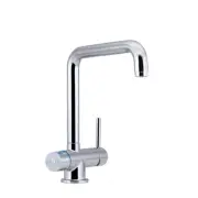 Puretec Tripla T5 - Three-Way Kitchen Mixer Tap - Angled Neck - WELS