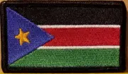 SOUTH SUDAN Flag Patch W/ VELCRO® Brand Fastener Tactical Morale AFRICA Emblem 2