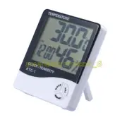 Thermometer Hygrometer Weather Station Temperature Humidity Desk Alarm Clock AU