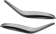 MEXWLOP Left Right Side Car Inner Door Panel Handle Pull Trim Cover Auto Interior Door Handles Covers, for BMW, X1 E84 2010-2016 51412991776 Car Door Pull Handle(Carbon fiber-2PCS)