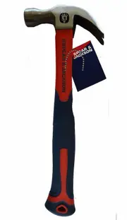 Spear & Jackson SJ-CH24FG - Claw Hammer 680g 24oz Fibreglass Handle