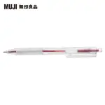 【MUJI 無印良品】透明管原子筆/0.7MM/紅