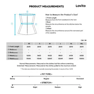 Lovito 顯瘦百搭字母鬆緊帶速乾透氣吸汗塑身衣L00004 (黑/米黃)