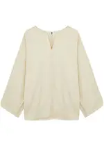 BY Malene Birger Calias Twill Tunic Blouse - Cream - 10 10