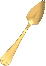 Grapefruit Spoons, Stainless Steel Serrated Spoon, Silverware Kitchen Tool, Mirror Polishing Process, Fashionable Utensil for Kiwi, Dessert, Citrus Fruit, Easy Peel Kitchen Gadget