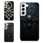 For Samsung Galaxy Z Fold Flip 3 4 5 6 Universal Case Pattern design Goth Skulls