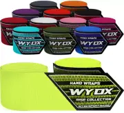 WYOX NEON GREEN Boxing Wraps 180", MMA Hand Wraps for Kickboxing and Muay Thai