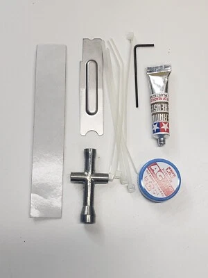 Tamiya King Hauler 56301 Tools Anaerobic Gel Ceramic Grease Zip Ties Semi 1/14