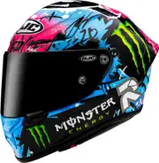 HJC RPHA 1 Quartararo Le Mans 2024 Replica Helmet, multicolored, Size L for Men