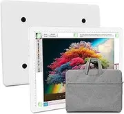 Elice Rechargeable A3 Light Pad with Carry Bag, Magnetic LED Light Board with Physical Button, Super Bright Diamond Art Light Pad, Ultra-Thin Light Box for Tracing, Weeding, Diamond Painting -White
