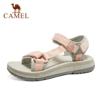 在飛比找蝦皮商城優惠-Camel戶外涼鞋女速度干擾水透氣外穿運動沙灘鞋