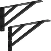 2Pcs Shelf Bracket Countertop Support Brackets 16 Inch Heavy Duty Floating Shelf