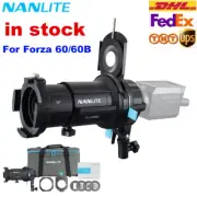 Nanlite Focusing Optical Spotlight Snoot Zooming Lens Light 19° Fr Forza 60W 60B