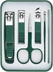 Nail Cutter Set | Stainless Steel Manicure Set,Nail Care Tools for Men Women, Grooming Kits with Storage Box, Nail Cutter for Thick Nails