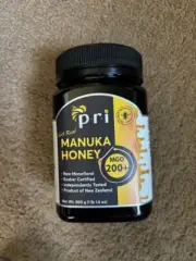 Pri Manuka Honey MGO 200+ Raw Kosher ew Zealand 1.1 lbs NEW 12/29
