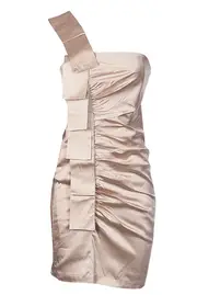 Confidential Folded Detail Dress--MART-M7196CO