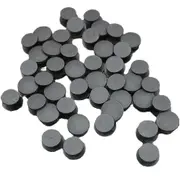 100PCS DIY Plastic Buttons Black Ornaments For Shoes Croc Buckles Ki 100 pcs