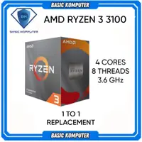 在飛比找蝦皮購物優惠-Amd RYZEN 3 3100 3.6 GHz BOX S