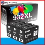 3-Pack 932 XL Ink Cartridge for OfficeJet 7110 Printer (3 Black)