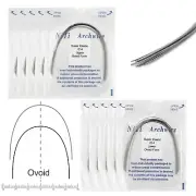 Dental Orthodontic Niti Arch Wires Super Elastic Round Ovoid Arcos de Ortodoncia