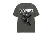 Teenage Mutant Ninja Turtles Unisex Adult Leonardo T-Shirt (Charcoal) - UTTV16879