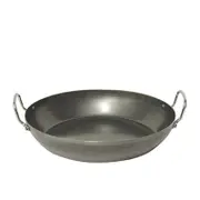 Pyrolux Industry Blue Steel Paella Pan 45cm