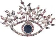 [BBirTtyQV] Vintage Devil'S Eye Brooch Personality Diamond-Encrusted Coat Coat Sweater Pin Twig Corsage Accessory