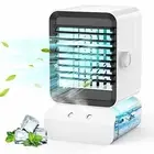 Portable Air Conditioner Fan, Air Cooler, Mini Evaporative Cooler with 600ml Wat