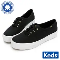 在飛比找蝦皮商城優惠-【Keds】TRIPLE AMP Wave有機棉厚底休閒鞋-