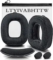 A40 TR Ear Cushions - Velour Earpads Compatible with Astro Gaming A40 TR Wireless Headset - a40 tr Replacement parts/a40 Accessories/Headband/Microphone Foam