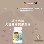 👍阿發寵物批發👍怪獸部落🐾護膚魚油🐾70顆軟膠囊 犬貓 皮膚保健 亮毛護膚 魚油 卵磷脂 鱉蛋