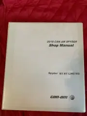2018 Can-Am Spyder RT RT Limited motorcycle service manual binder