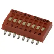 TDA08H0SK1 Switch Slide Dip SPST 25MA 24V Surface Mount