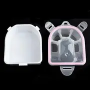 Nail Soaking Bowl - Double Layers Gel Nail Polish Remover Bowl | Softening Dead Skin Nail Soak Off Manicure Bowl, Gel Nail Polish Soaker Bowls with Covers for Nail